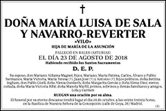 María Luisa de la Sala y Navarro-Reverter